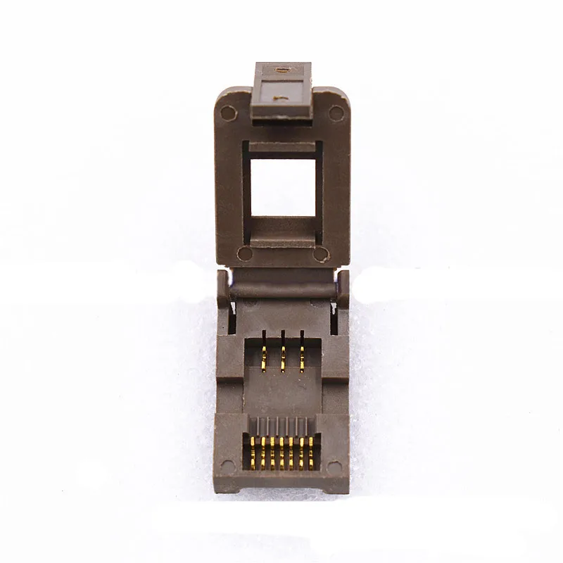 

TO-263-7L IC Test seat high temperature burn in socket pitch 1.27MM Clamshell adapter