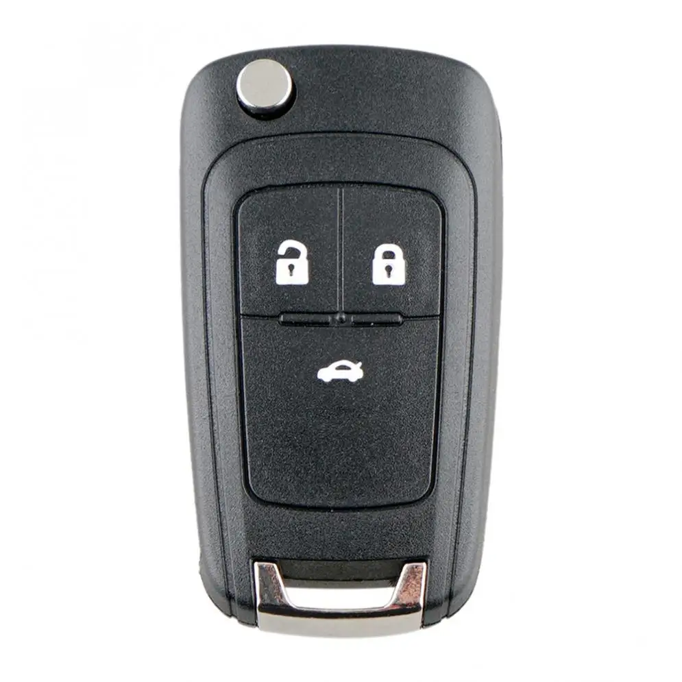 433 MHz 3 Buttons ABS Foldable Car Remote Key Fob with ID46 Chip fit for Opel Vauxhall Insignia Astra 2009-2014