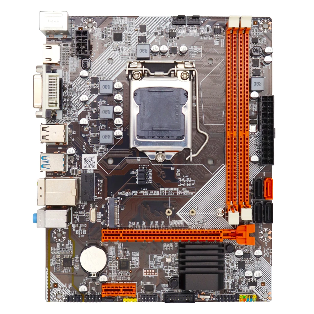 Wovibo B75 Desktop Motherboard LGA 1155 Socket M.2 SSD For Intel LGA1155 i3 i5 i7 CPU DDR3 RAM Memory SATA III USB 3.0