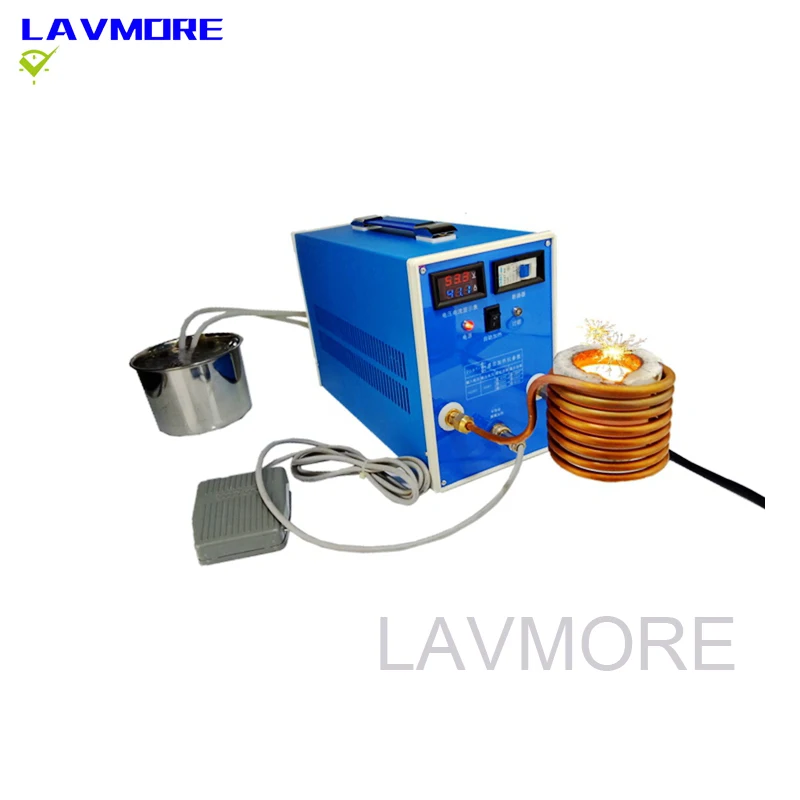 High Frequency Induction Heating Machine zvs Induction Heater Silver Gold Melting Furnace 2000w 220v