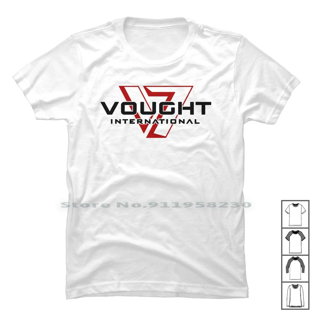 Vought International T Shirt 100% Cotton Merry Christmas International Typography New Year National Popular Nation Intern Trend