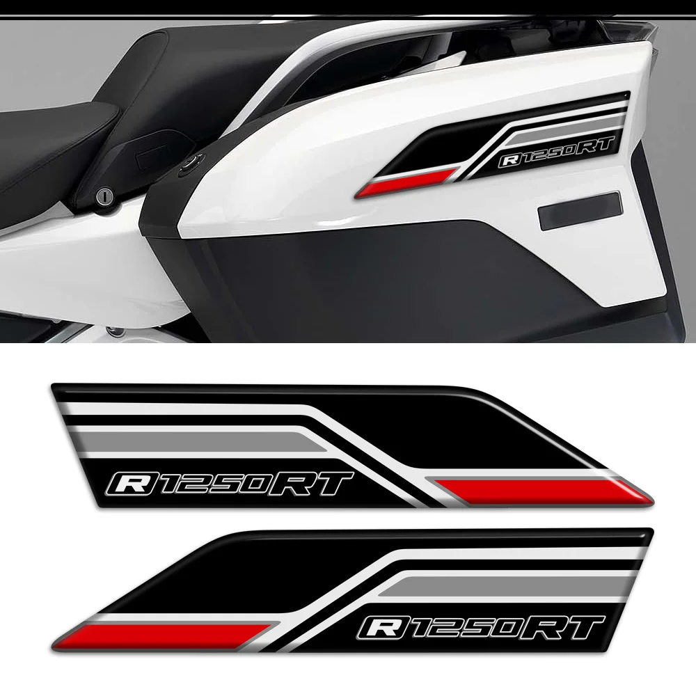 R1250 For BMW R1250RT R 1250 RT Tank Pad Stickers Trunk Luggage Case Emblem Decal Protector Fairing Fender