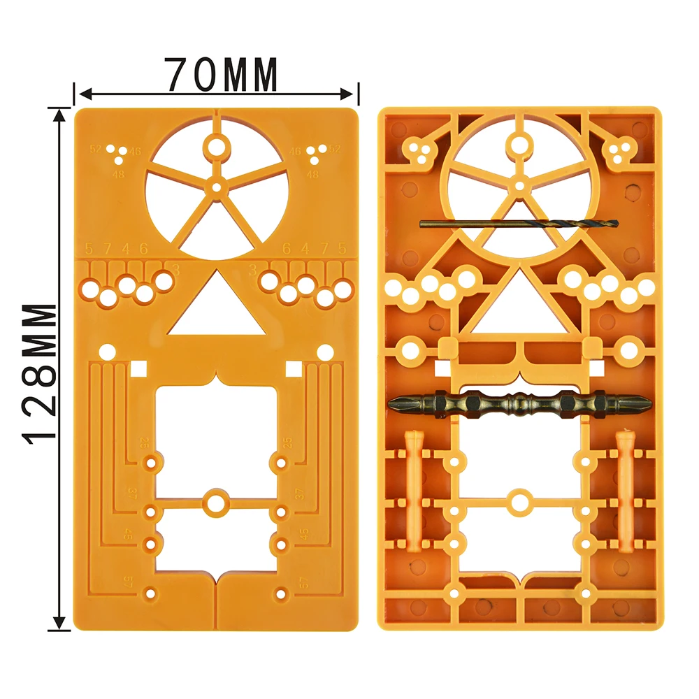 NEW design 35mm Hinge Hole Drilling Guide Locator Hinge Drilling Jig Drill Bits Woodworking Door Hole Opener Tools