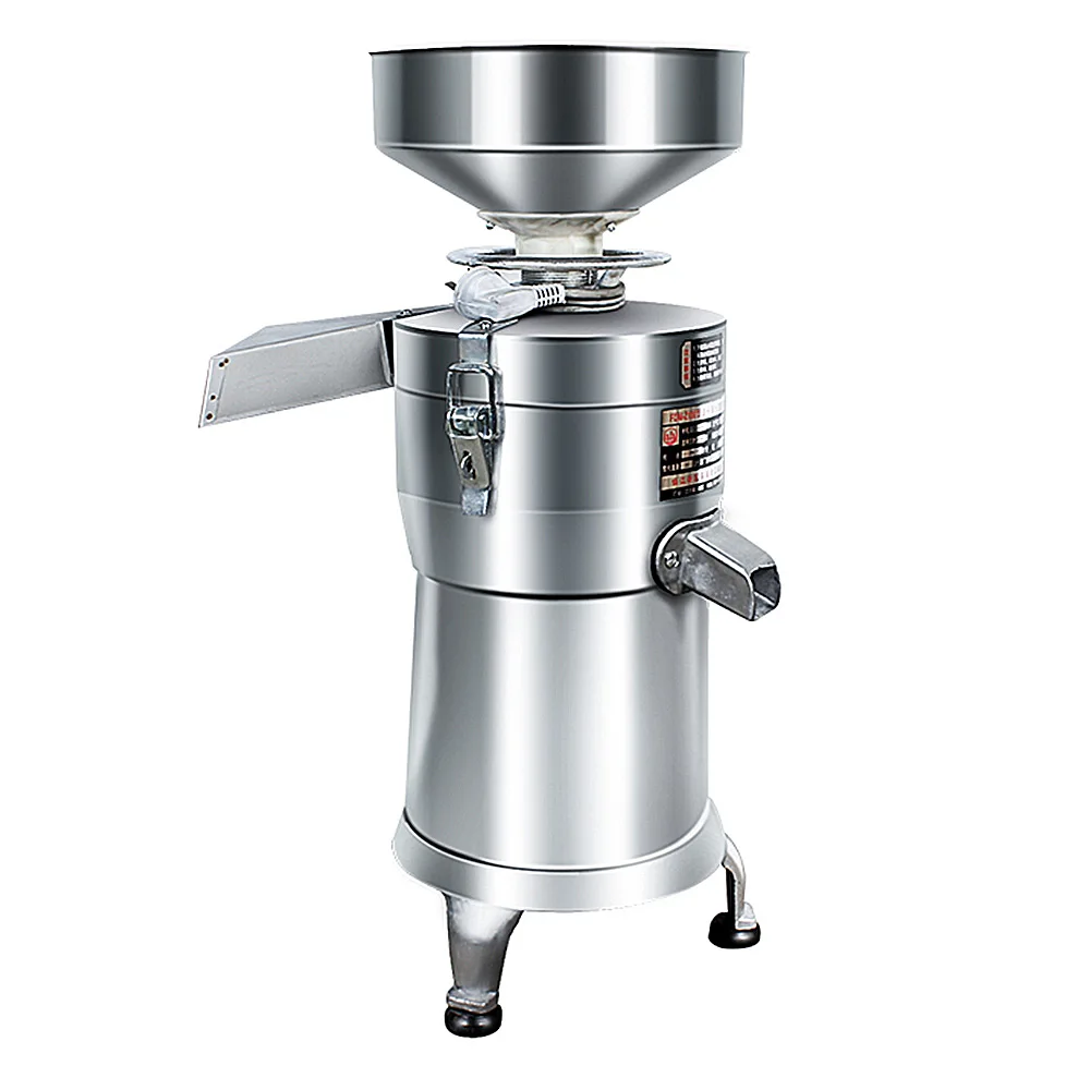 Electric Soybean Milk Machine Ginder Portable Blender 1100W Semi-automatic Juicer Commercial SoyMilk Filter-free Refiner