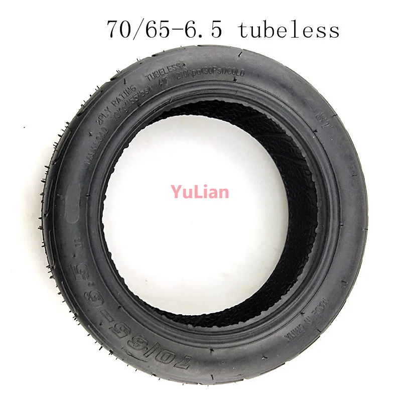 70/65-6.5 Vacuum Tire 10 Inch Tires for Ninebot Mini Pro Electric Balance Scooter Skateboard Tyre Explosion-Proof Shockproof Tub