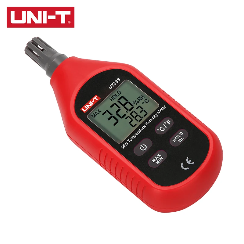 UNI-T UT333 UT333BT Mini Temperature Humidity Meter LCD Digital Air Temperature Thermometer Hygrometer Gauge Tester MAX/MIN Mode