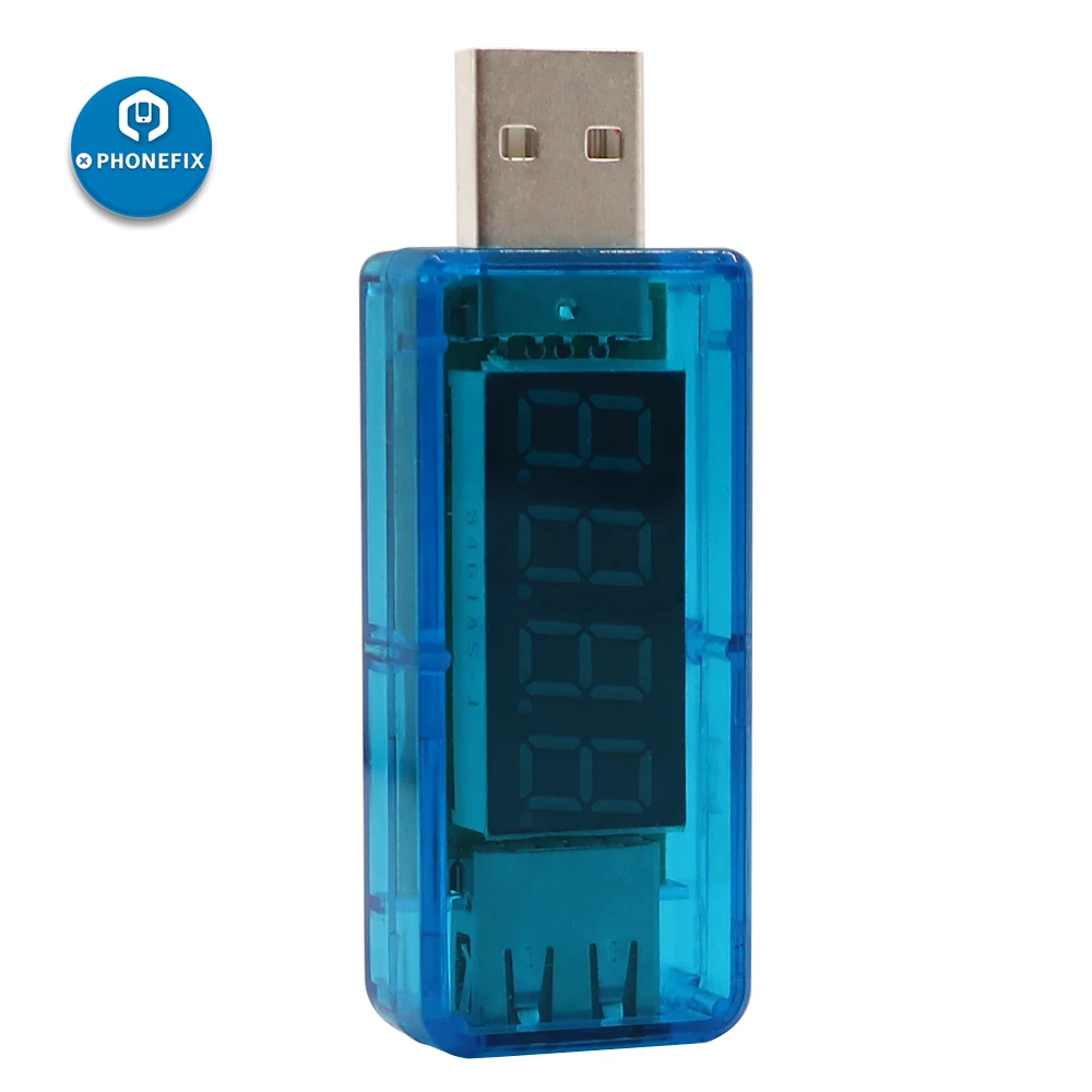 A CRISTALLI LIQUIDI Digital Voltmetro Amperometro USB Charger Medico Elettronica Mobile di Potere Corrente di Carica di Tensione del Tester del Tester Medico Voltmetro