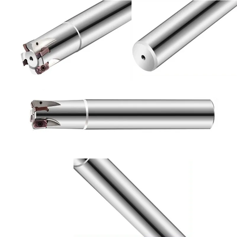 SANAI EXN03R Milling Cutter Bar HSS CNC Lathe Milling Tool Fast Feed Double-sided Cutting for Carbide Insert LNMU0303ZER