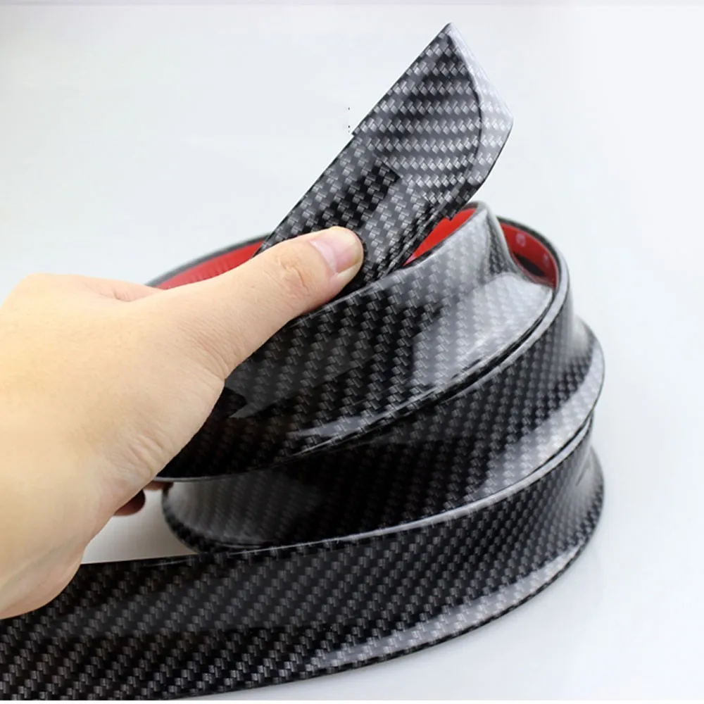 For Renault KADJAR CLIO ESPACE Megane Laguna Talisman 1.5 Meters Rubber Fake Carbon Fiber Auto Spoiler Wing Car Accessories