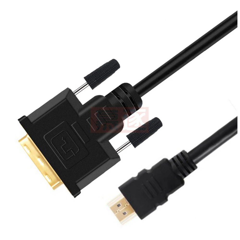 1080P High speed HDTV-compatible  to DVI Cable Adapter 24+1 Gold plated DVI To HD Cable Converter 1.5m  for HDTV PC  Computer