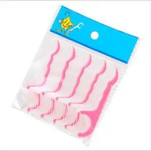 Oral Care Toothpicks Dental Floss Teeth Cleaning Plastic Tooth Picks Toothpick Disposable Interdental Brush 25pcs/pack