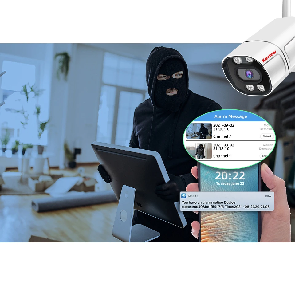 WiFi IP Camera Security  0utdoor Video Surveillance Camera Wifi CCTV Wireless Audio Outdoor Camera Indoor Woterproof HD 3MP 5MP