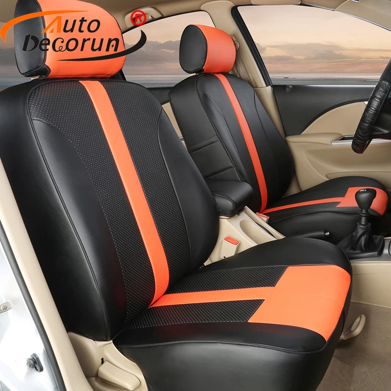 AutoDecorun Custom Fit Seat Cushions PU Leather for Jeep Commander 2007 2008 Seat Covers Accessories Car Styling Full 20PCS/Set