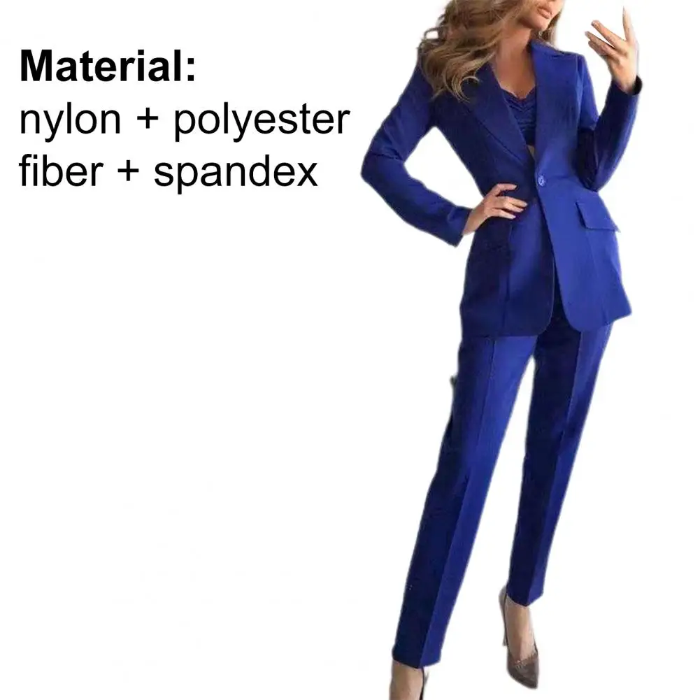 3 pçs/set blazer ternos 2021 zíperes sling mulher calça ternos respirável turndown colar terno para escritório conjunto femme 3 pièces
