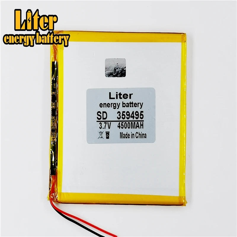 

359495 3.7V 4500mah Lithium Tablet polymer battery with Protection Board For PDA Tablet PCs Digital Products