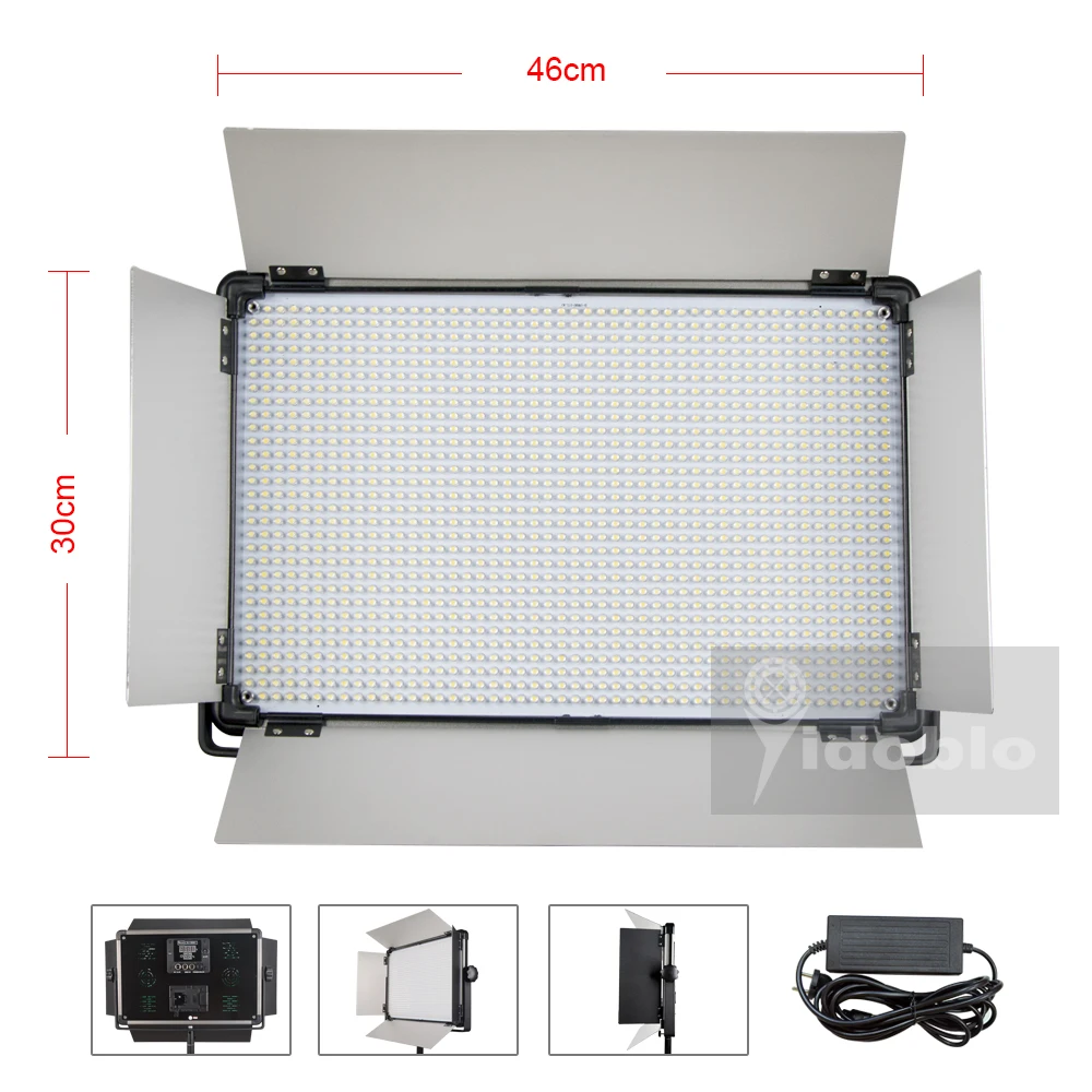 

120W Led Light for Photography Lighting Bi-color Yidoblo D-1500II Led Panel Video Studio Light For Youtube LED Lamp with Tripod