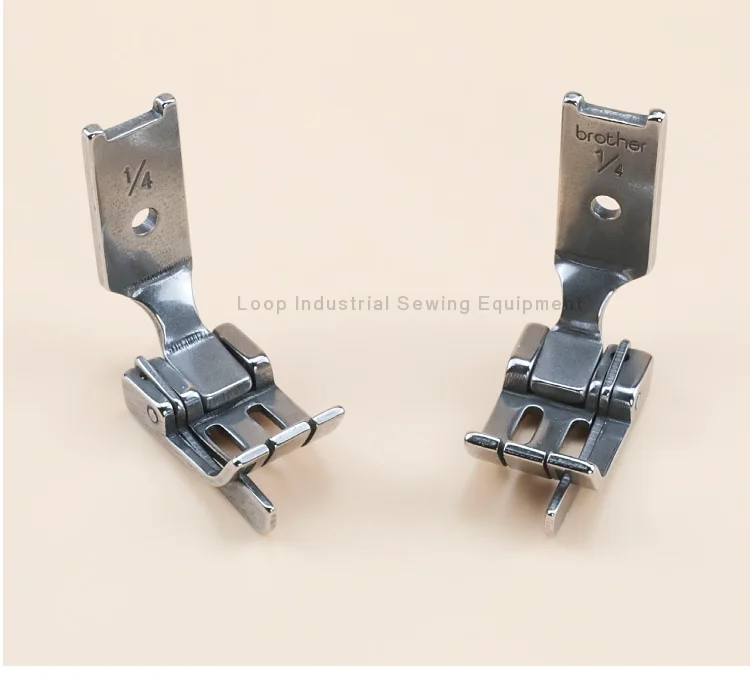 S570 Right and Left Presser Foot With Guide For JUKI 515 Brother 842 845 Twin Needle Sewing Machine Accessories Parts Brassiere