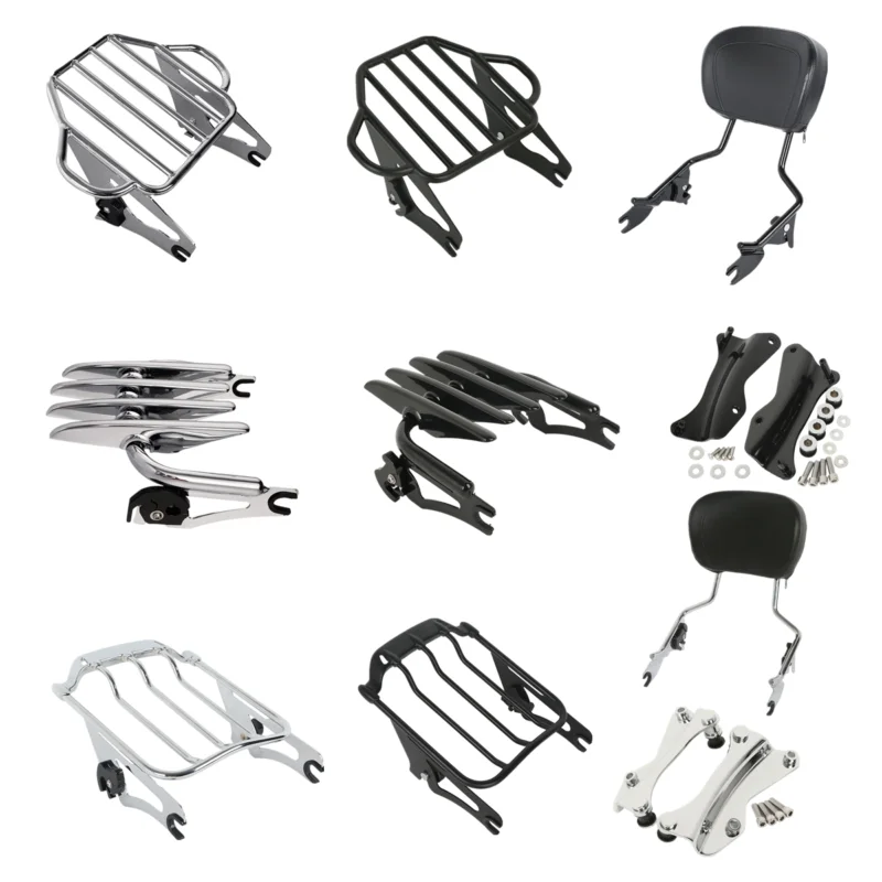 

Мотоциклетная спинка Sissy Bar, багажник, док-станция для Harley Touring Road King Street Glide Electra Glide 2014-2024