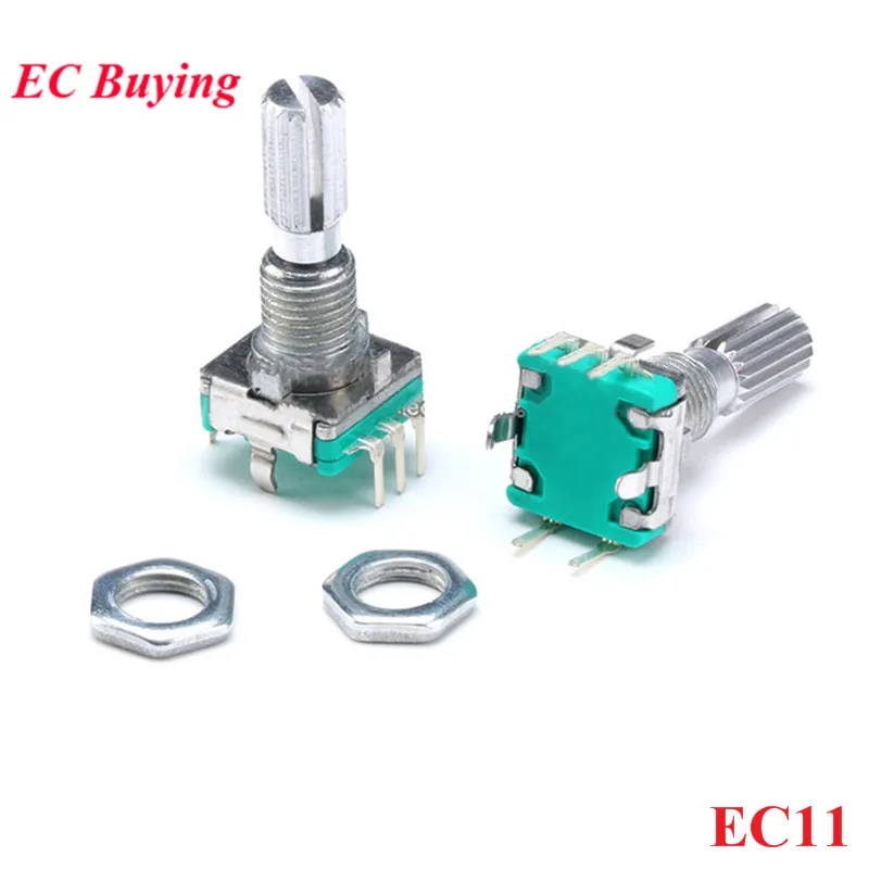 HW-040 360 Degree Rotary Encoder Module Brick Sensor Switch Development For Arduino Audio Rotating Potentiometer EC11 KY-040