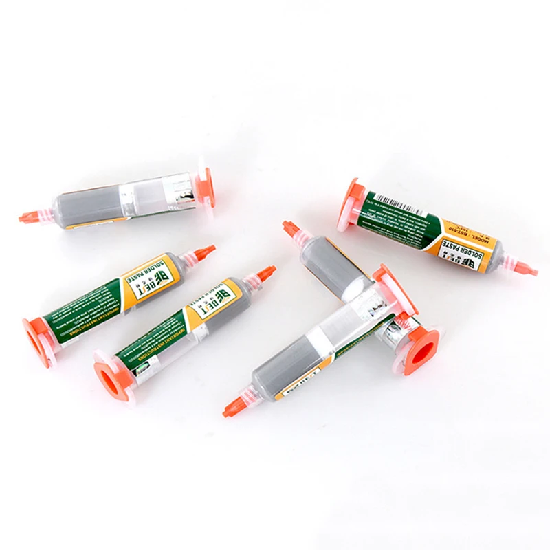 BST510 Flux Soldering Paste Tin Solder Paste Leaded Syringe Liquid Flux Melting Point 183℃ Repair Stencil Welding Soldering Tool