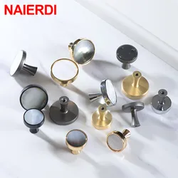 NAIERDI Nordic Gold Cabinet Knobs Zinc Alloy Hooks Bathroom Kitchen Hallway Clothes Wall Hangings Hooks Furniture Handles Knobs