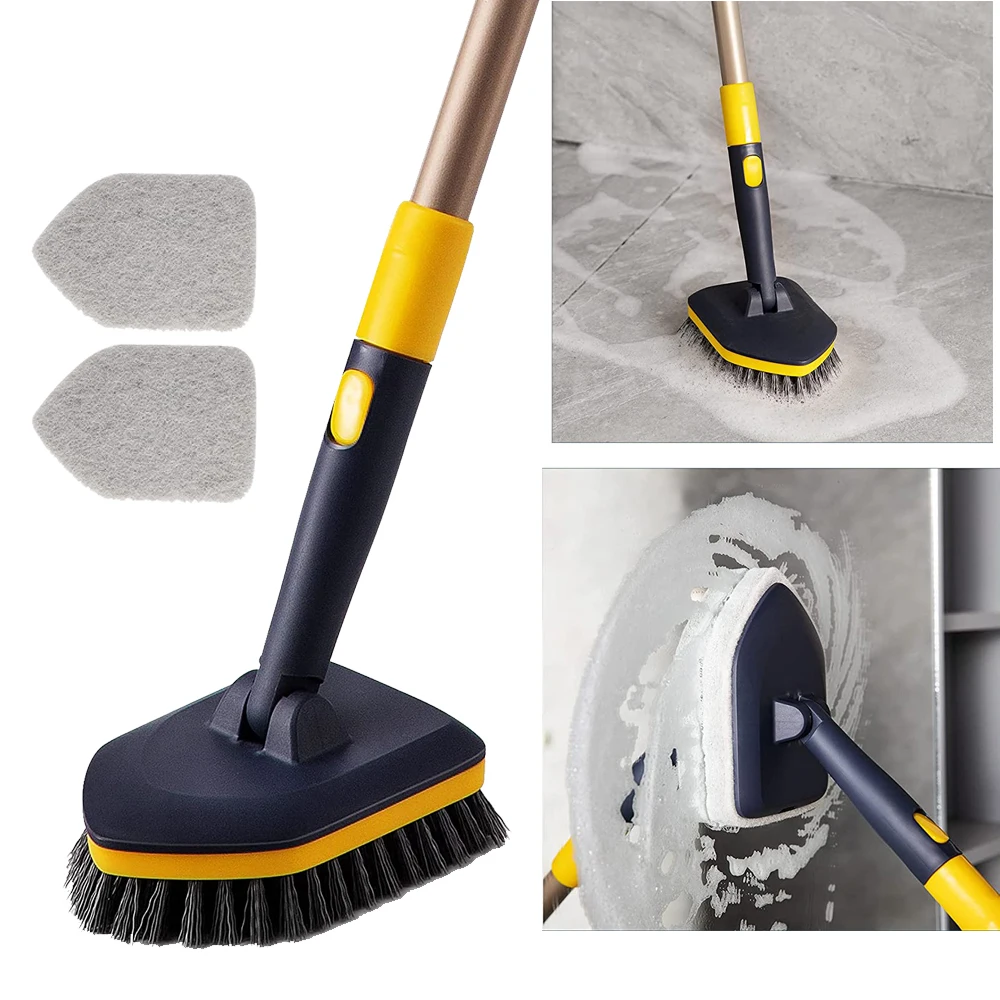 Tub Tile Scrubber Brush 2 in 1 Cleaning Brush 58.2\