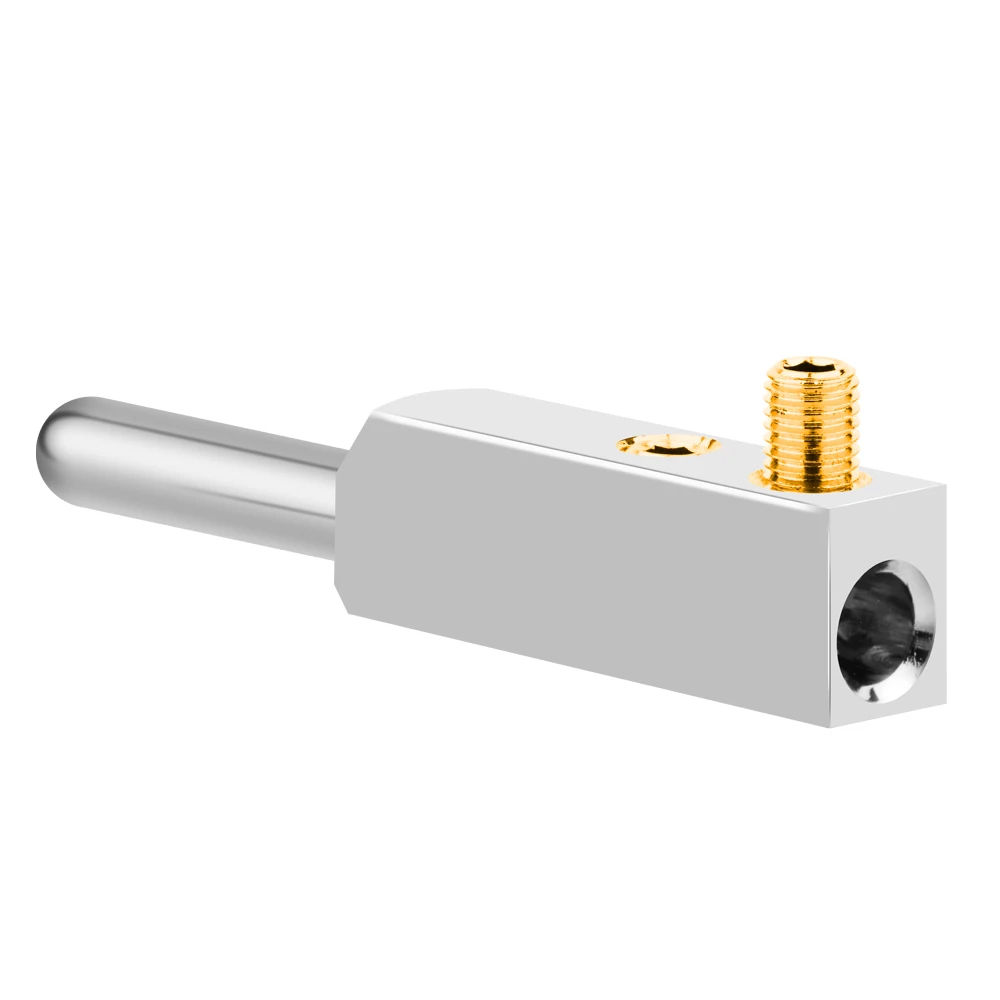 E107R/F107R Monosaudio 99.998% Pure Copper Rhodium Plated Schuko EU Power Plug European Male connector+IEC Female Connector Plug