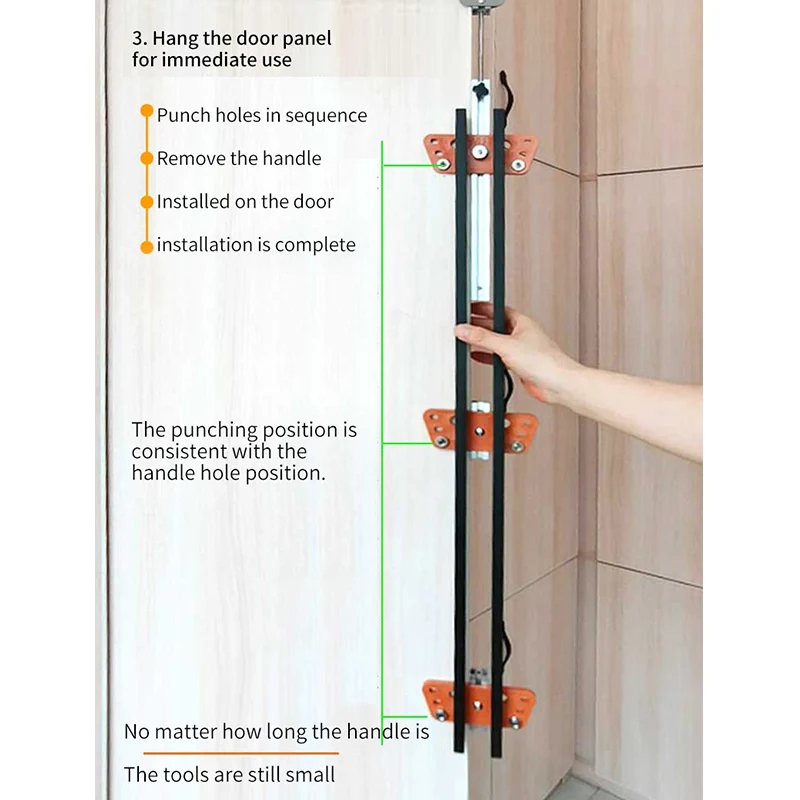 Holzbearbeitung Werkzeuge Punch Locator Griff installation Arbeit Mit Skala Für Perforierte Hilfs Bord Hand Werkzeuge
