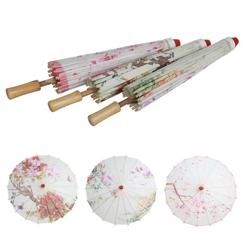 2022 Silk Cloth Japanese Classical Umbrella Art Oil Paper Painted Chinese Traditional Umbrella Cosplay Photo Prop Dance Umbrella