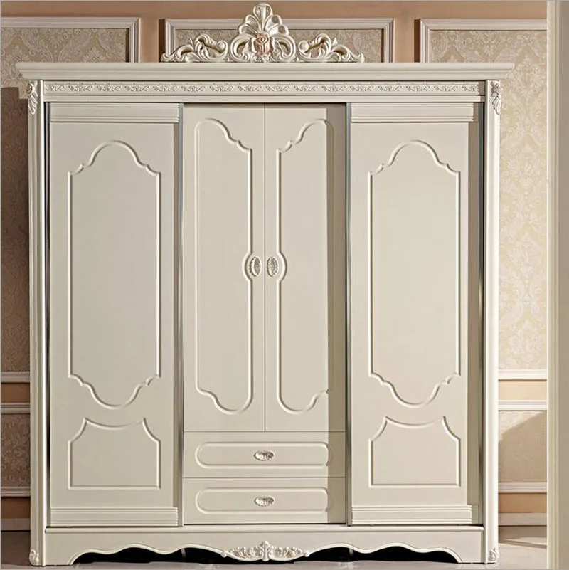 

five door wardrobe Antique European whole wardrobe French rural furniture wardrobe pfy10048