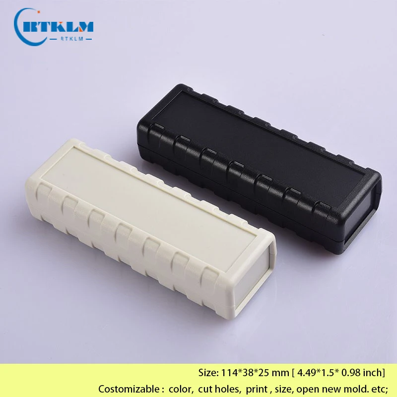 Desktop junction box ABS plastic enclosures DIY speaker electric box Instrument electrical box 114*38*25 mm