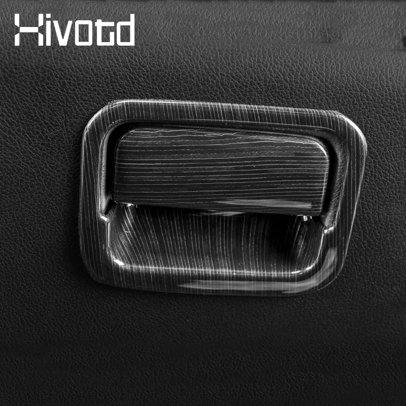 Hivotd Storage Box Handle Cover High Quality Interior Decoration Accessories Trim Styling For Mitsubishi Outlander 3 2016-2022