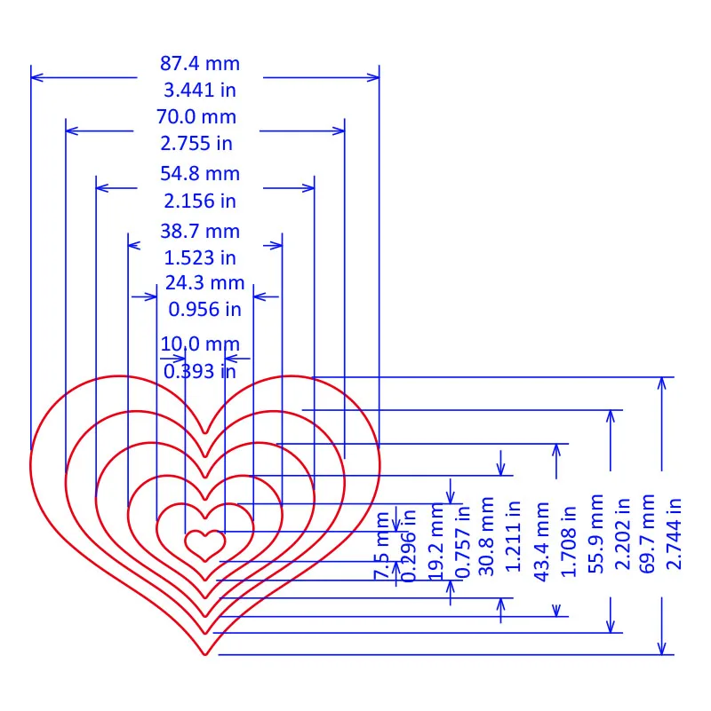 DUOFEN METAL CUTTING DIES hearts tags and labels love frame for DIY papercraft projects Scrapbook Paper Album greeting cards