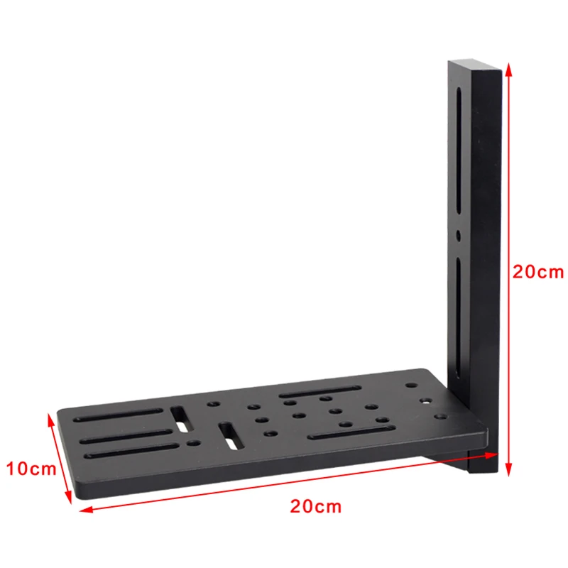 OSEELANG-L Type Big Bracket for Tripod, Fixed theodolite Monocular Telescope, Binoculars, Head Plate Adapter, All Metal