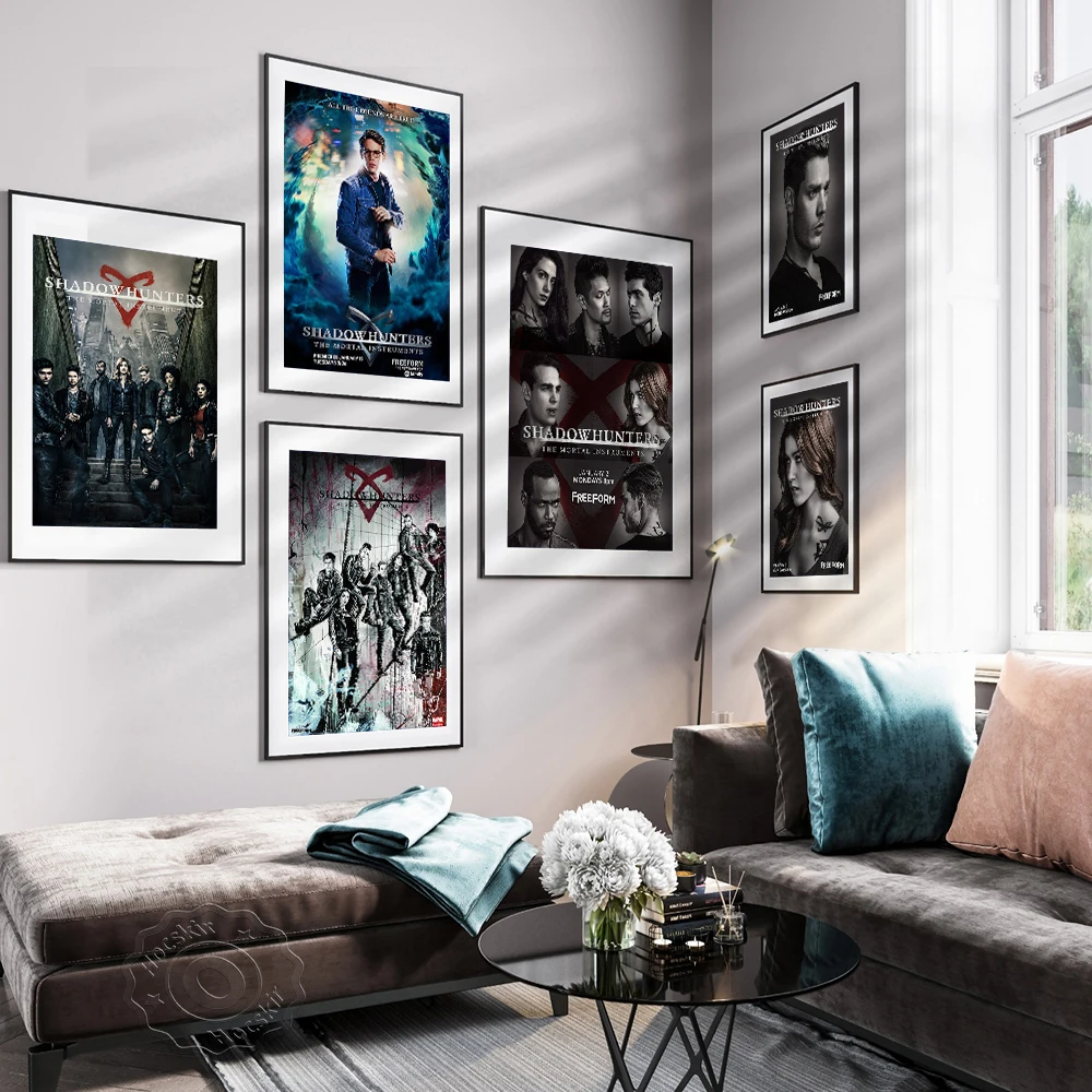 Shadowhunters The Mortal Instruments TV Series Posters And Prints Canvas Art Painting Wall Pictures For Living Room Home Decor