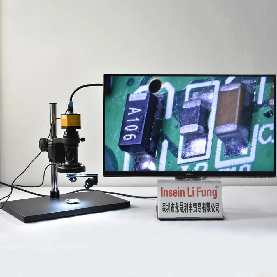 HD Industrial Video Microscope 2D3D Switchable Optical Magnifier HDMI Metal Motherboard Detection Precision Hardware SMT Testing