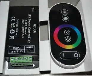 LED Touch Controller RGB Controller Full Color Lights with Colorful Light Strip Remote Control Dimmer 12V/24V