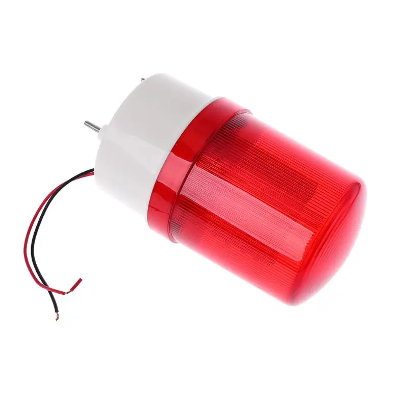 New 220V/12V/24V LED Alarm Light Warning Lamp Signal Buzzer Rotary Strobe Flash Siren Emergency Sound Illumination Hummer