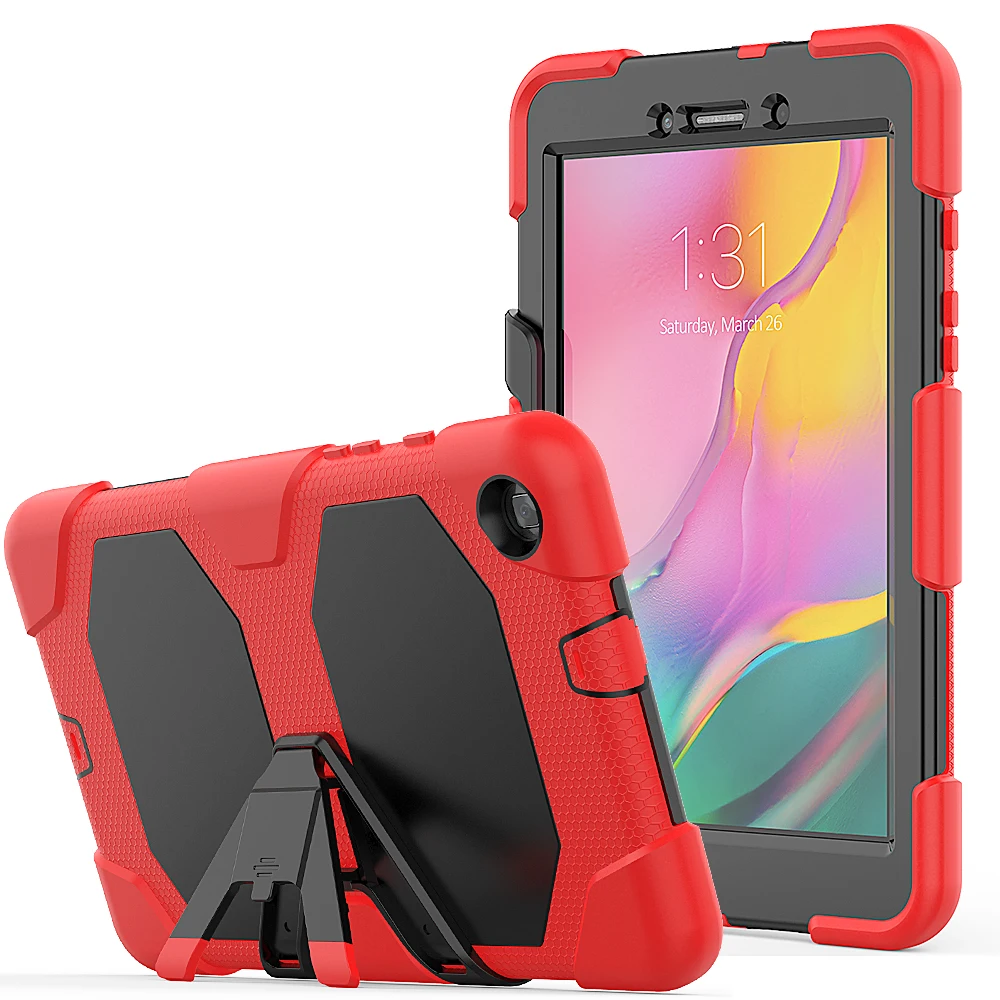 

For Samsung Galaxy Tab E 9.6 T560 Tablet Case Safe Stand Tablet Shell Covers for Samsung Tab A 8.0 T380 T385 10.1 P580 P585N