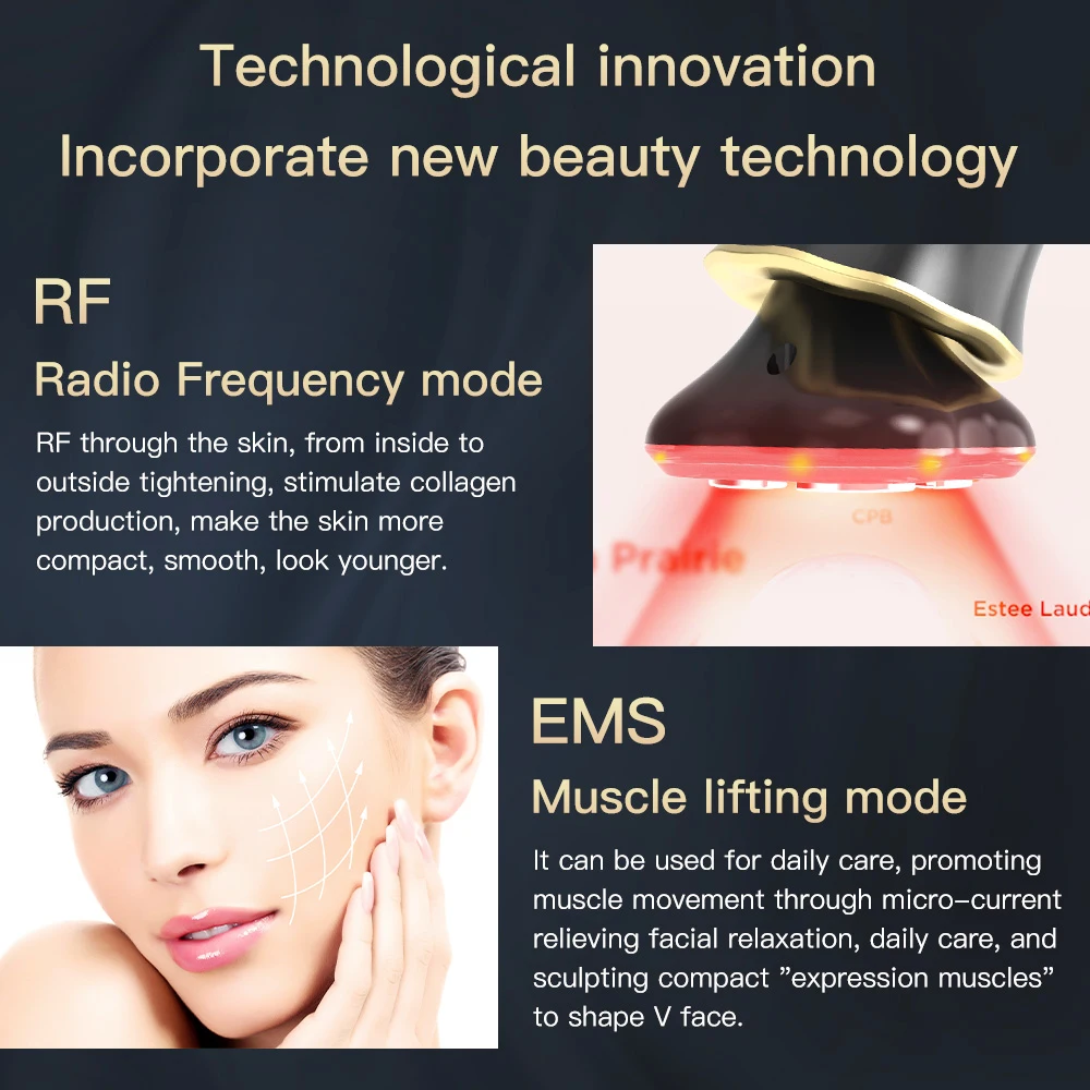 4 in 1 EMS RF LED Skin Tightening Machine Apply to Face Massager  Anti Aging Face Lifting Professional Care Anti-Aging Machine