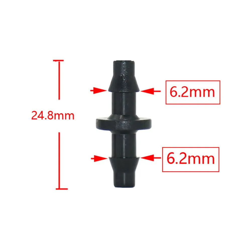 1/8 1/4 Cal nawadnianie ogrodu złącza kolczasty pojedynczy podwójny kolanko kroplownik do nawadniania sprzęgło podlewanie montaż dla 3/5 4/7mm wąż