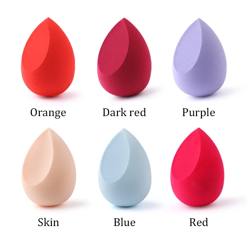 Makeup Sponge Concealer Smooth Cosmetic Powder Puff Cut Shape Foundation Water Drop Bevel Make Up Blender Tool