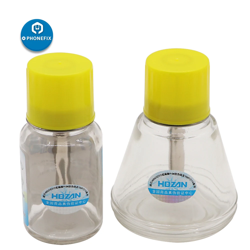 PHONEFIX Gratis Verzending 100 ml Glazen Fles Alcohol Fles PCB Moederbord Schoonmaak Tool Voor Mobiele Telefoon Reparatie
