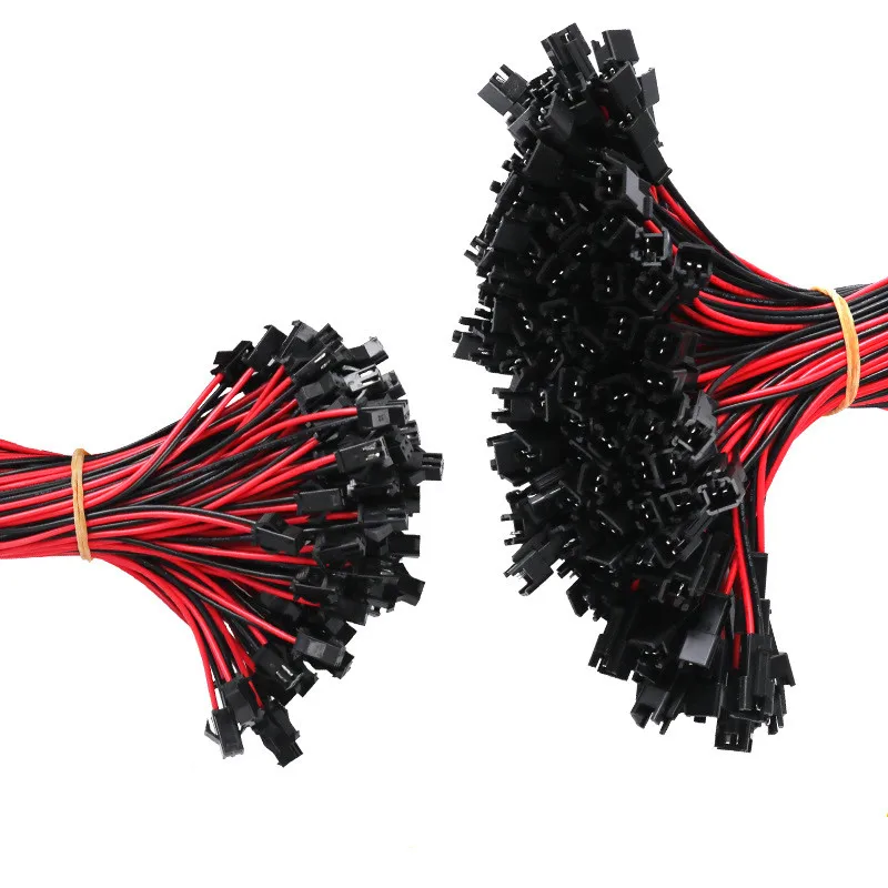 Angitu 2/3/4pin SM 2.54 مللي متر موصل LED تمديد كابل الكهربائية الذكور الإناث 22AWG أسلاك لشريط RGB RGBW LED