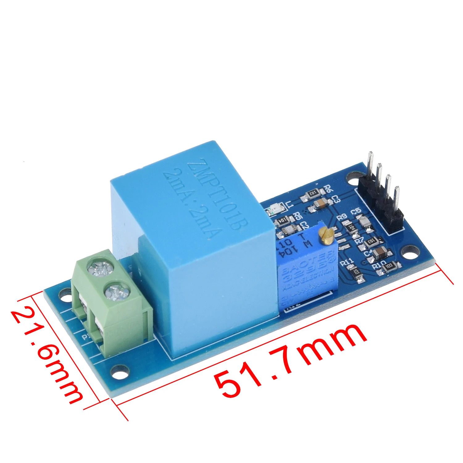 TZT 1/3PCS Aktive Einphasige Spannung Transformator Modul AC Ausgang Spannung Sensor für Arduino Mega ZMPT101B 2mA – Detail 3