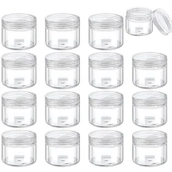 50Pcs 2g/3g/5g/10g/20g Plastic Cosmetics Jar Makeup Box Nail Art Storage Pot Container Clear Sample Lotion Face Cream Bottles