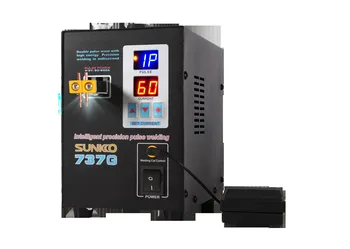 Sunkko-自動バッテリースポット溶接機,18650リチウム電池用溶接機,パルス溶接機,737g,1.5kw