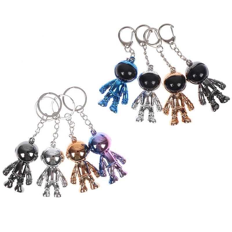 1PC Creative New 3D Astronaut Space Alien Keychain Alloy Gift For Gadgets For Keychain Holder