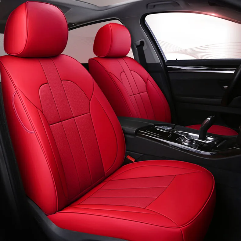 custom cowhide Leather car seat cover for Mercedes Benz A B C Class CLA CLK CLS ML GLA GLK GLE S E G accessories car styling