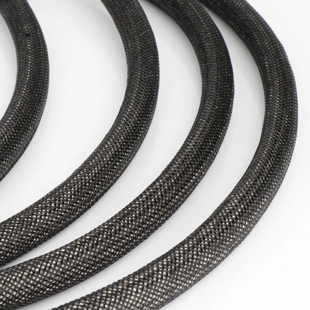 Monosaudio 100% Reine Solide Silber Lautsprecher kabel mit carbon fiber Spaten Stecker Lautsprecher Kabel HIFI banana stecker